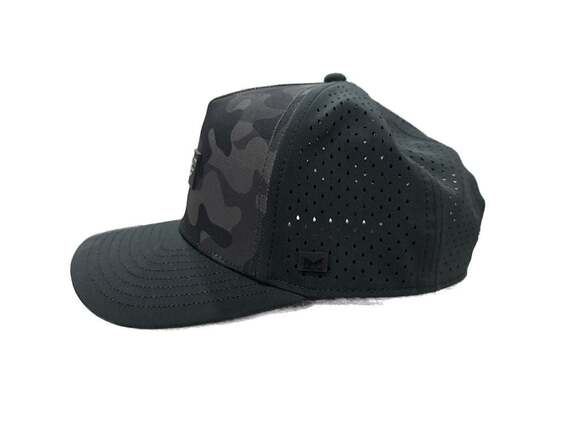 Melin Coronado Brick Hydro Performance Snapback Hat - Black Camo - Picture 4 of 5
